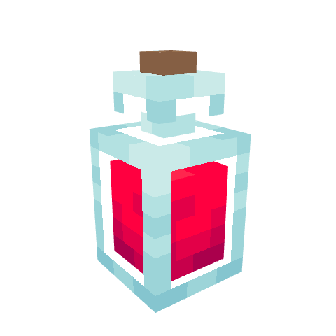 Potion Bottle, voxel model preview