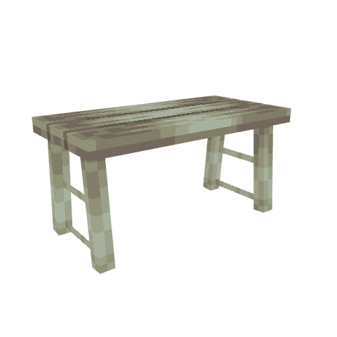 Old Workbench, voxel model preview