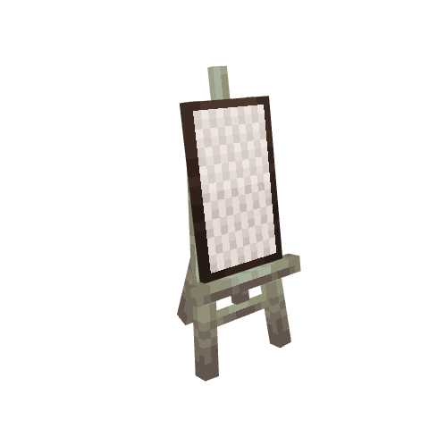 Old Easel, voxel model preview