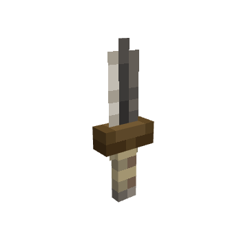 Traveler Dagger | Polyjo, voxel model preview