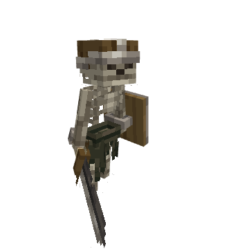 Dead Traveler (Skeleton), voxel model preview