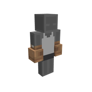 Brown Mushroom Boxing Gloves (Cosmetic), voxel model preview