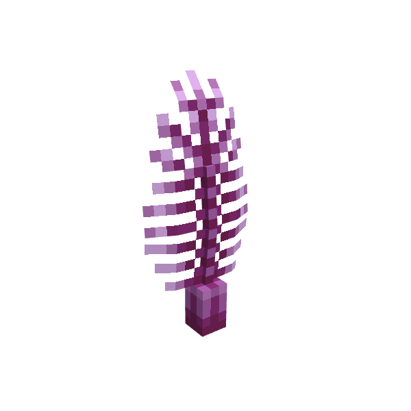 Sea Pen, voxel model preview