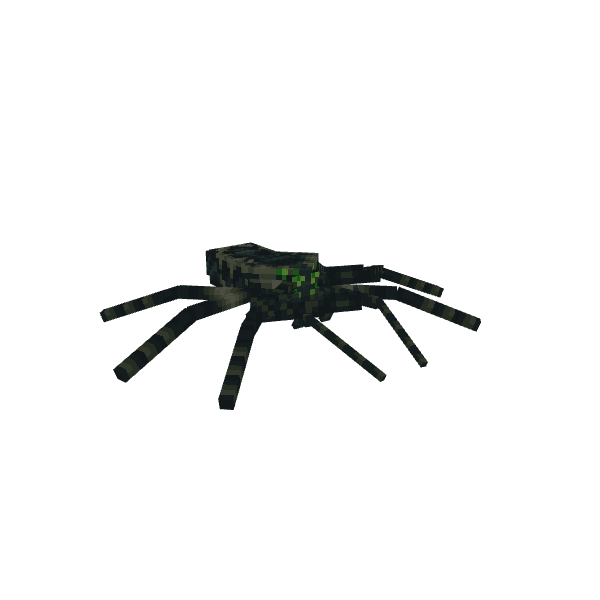 Whip Spider, voxel model preview