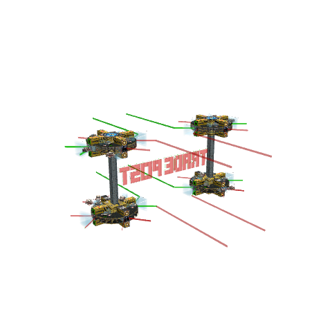 Trade Post Space Station B HD Destructible, voxel model preview
