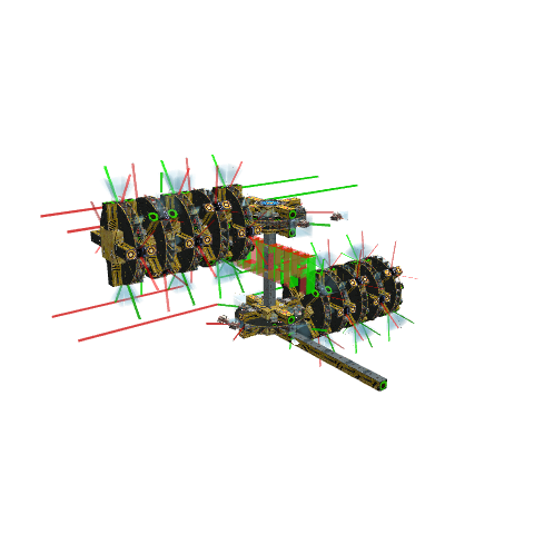 Processing Space Station C HD, voxel model preview