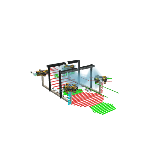 Planet Space Station Port, voxel model preview