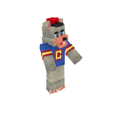 Chuck E. Cheese (2001), voxel model preview