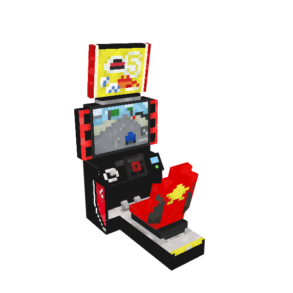 Racer Machine, voxel model preview