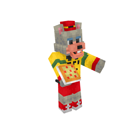 Chuck E. Cheese (1993), voxel model preview