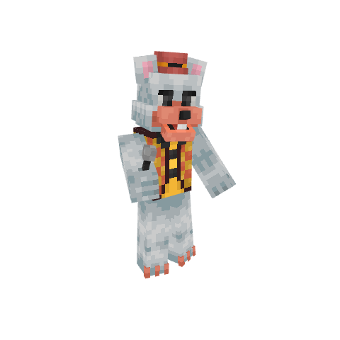Chuck E. Cheese (1981), voxel model preview