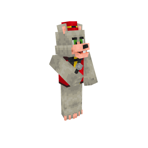 Chuck E. Cheese (1982), voxel model preview