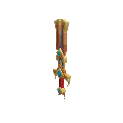 Sword of the Forgotten Hero，体素模型预览