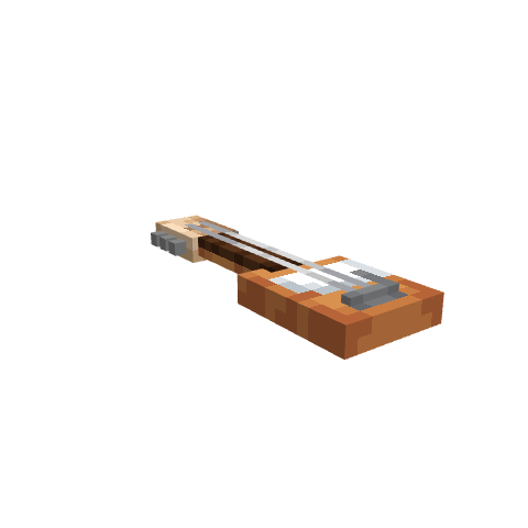 Electric Guitar, voxel model preview