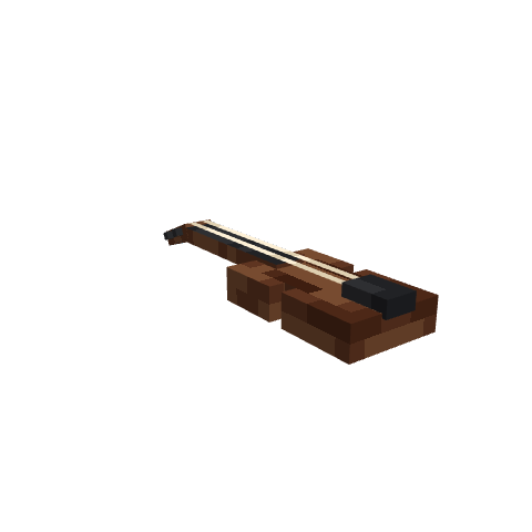Violin, voxel model preview