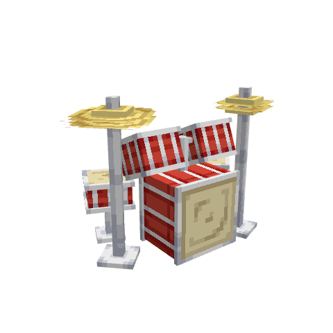 Drumset, voxel model preview