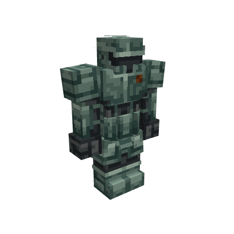 G29 Armor Soldier, voxel model preview