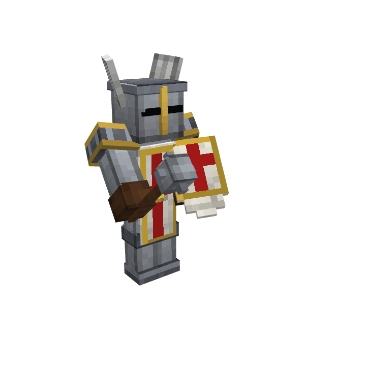 Knight, voxel model preview