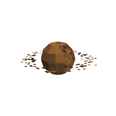 Planet, voxel model preview