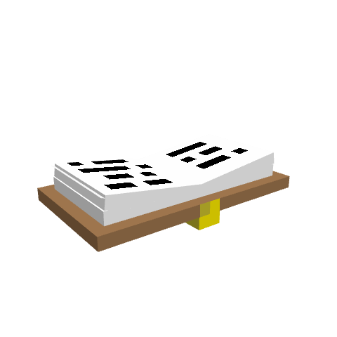 Book, voxel model preview