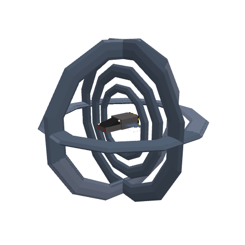 ship, voxel model preview