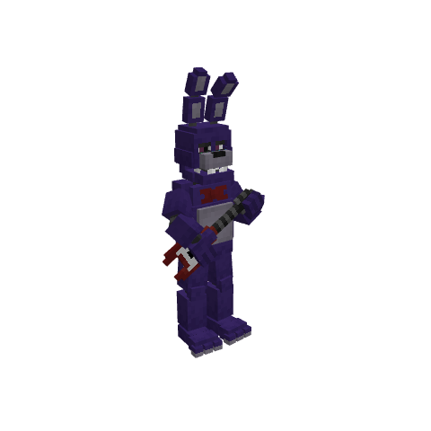 Bonnie The Bunny, voxel model preview