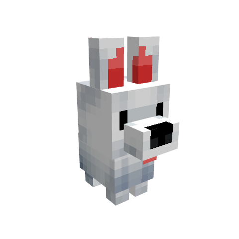 Wolfu, voxel model preview