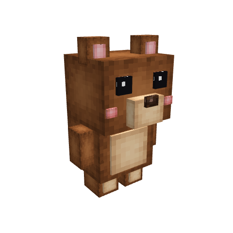 Bear Pet, voxel model preview