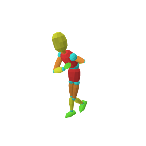 Armature test dummy, voxel model preview