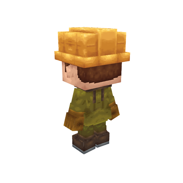 Digger (Копатель), voxel model preview