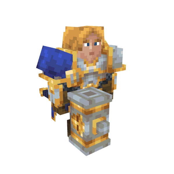 Arthas, voxel model preview