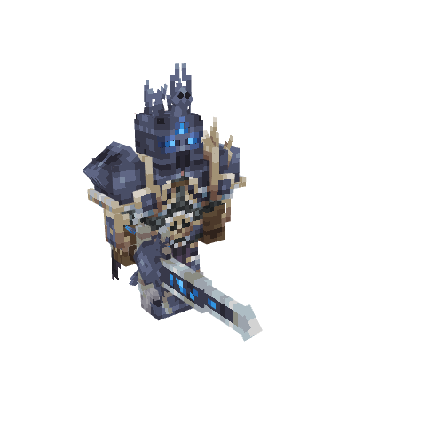 Lich King, voxel model preview