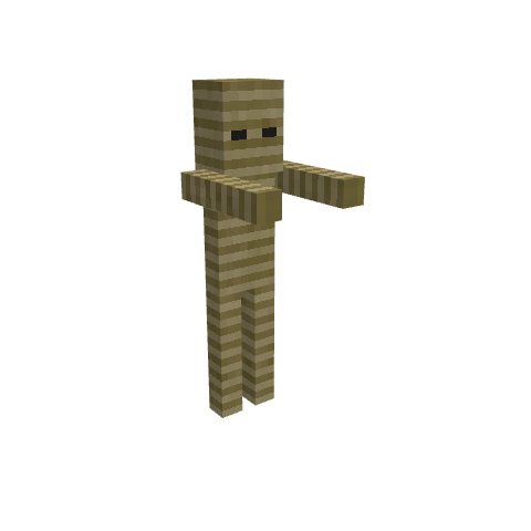 Mummy, voxel model preview