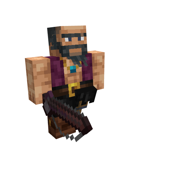 Fisher, voxel model preview