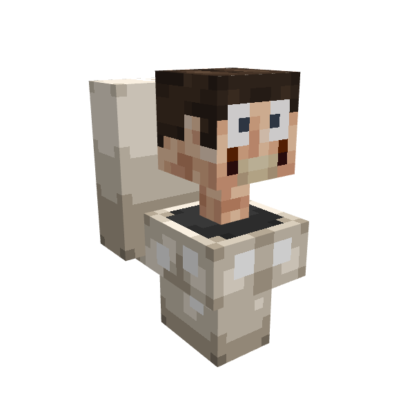 Skibidi Toilet, voxel model preview