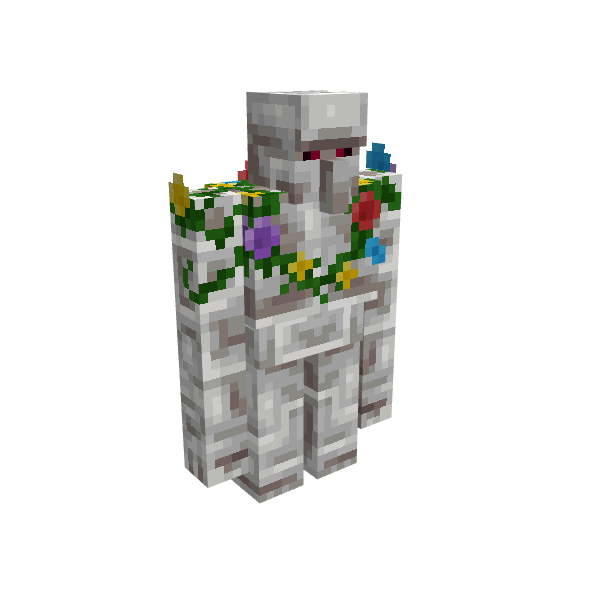 Iron Golem, voxel model preview
