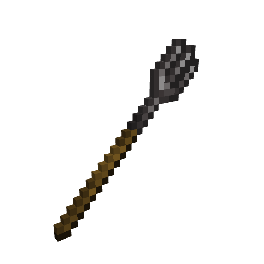 Pitchfork, voxel model preview