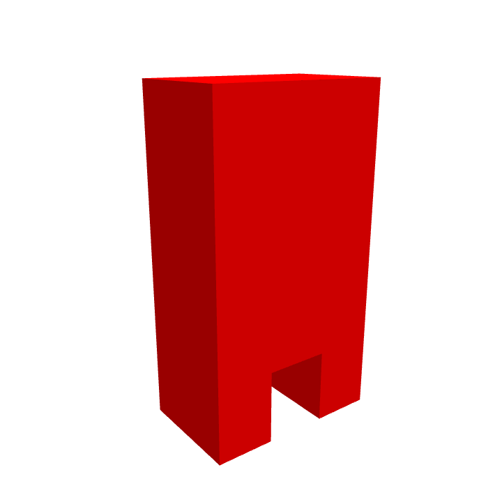 Among Us, voxel model preview