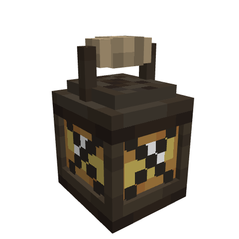 Lamp, voxel model preview