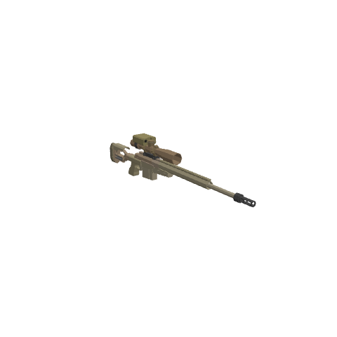 Accuracy International AXMC .338, voxel model preview