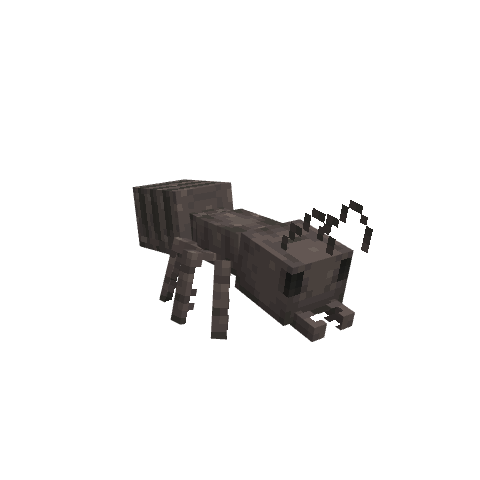 Ant Worker, voxel model preview