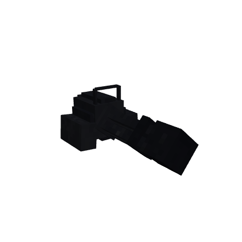 Minigun, voxel model preview