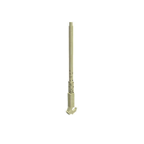 baguette Voldemor, voxel model preview