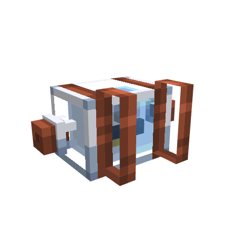 Cosmetic - Bottle Back, voxel model preview