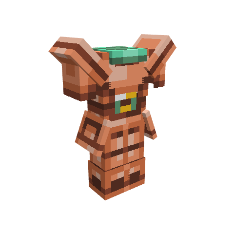 Armor - Copper Knight Set, voxel model preview