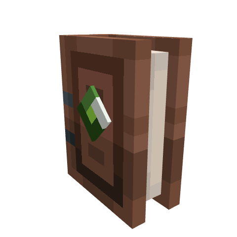 Weapon - Starter Tome, voxel model preview