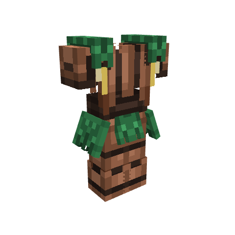 Armor - Tiki Trunk, voxel model preview