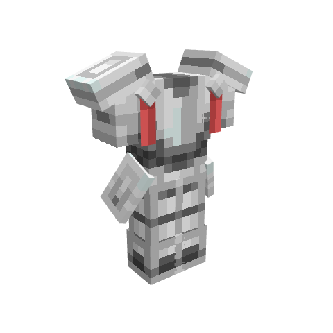 Armor - Iron Defender, voxel model preview
