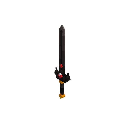Weapon - Collapse Edge, voxel model preview