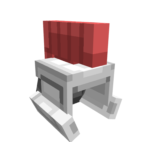 Gear - Iron Defender Helmet, voxel model preview